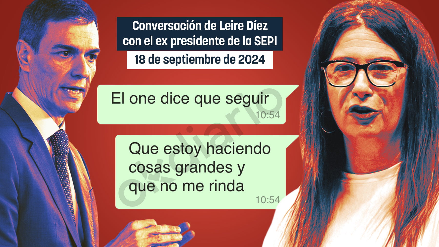 Leire Díez implica a Sánchez en la cloaca del PSOE: El