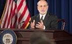 Ben S. Bernanke durante una ronda de preguntas y respuestas en la conferencia de prensa del 19 de junio de 2013. El evento tuvo lugar después de la reunión del Comité Federal de Mercado Abierto. Foto: Reserva Federal de Estados Unidos, Dominio público, vía Wikimedia Commons
