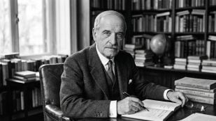 Ortega y Gasset. Imagen generada con IA.
