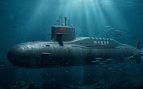 Submarino chino. Imagen generada con IA.