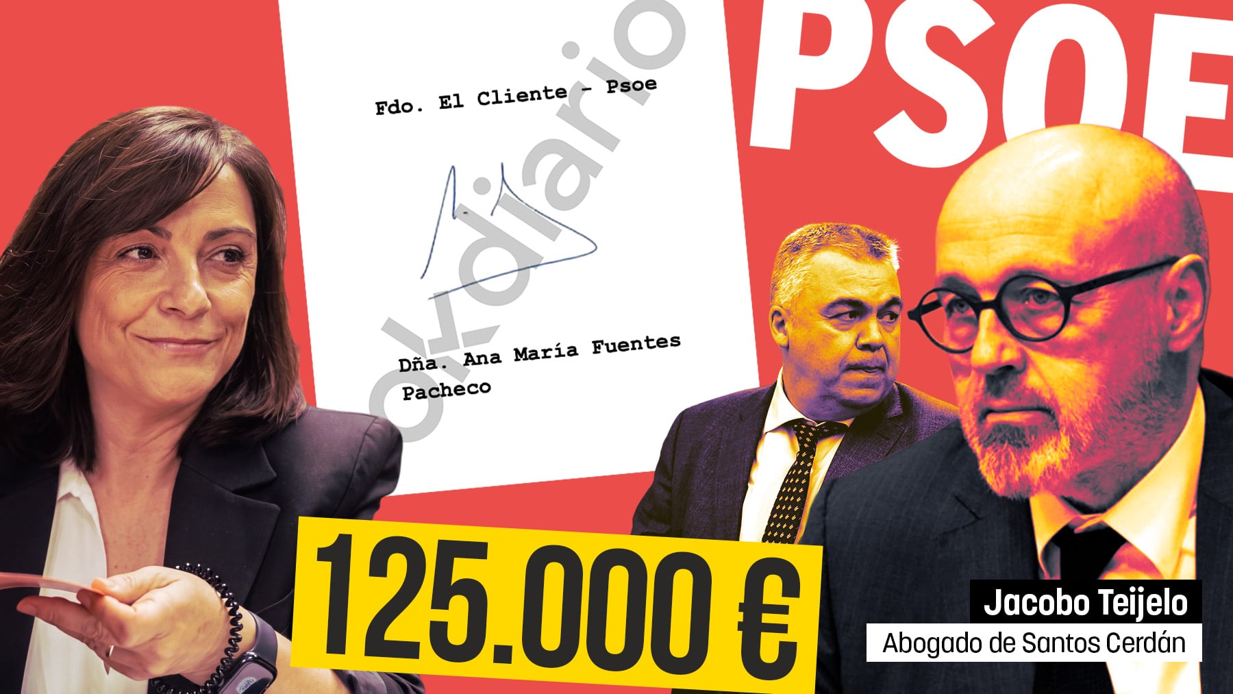 El PSOE contrató al abogado de Cerdán y de las cloacas por 125.000 euros con la firma de la gerente imputada