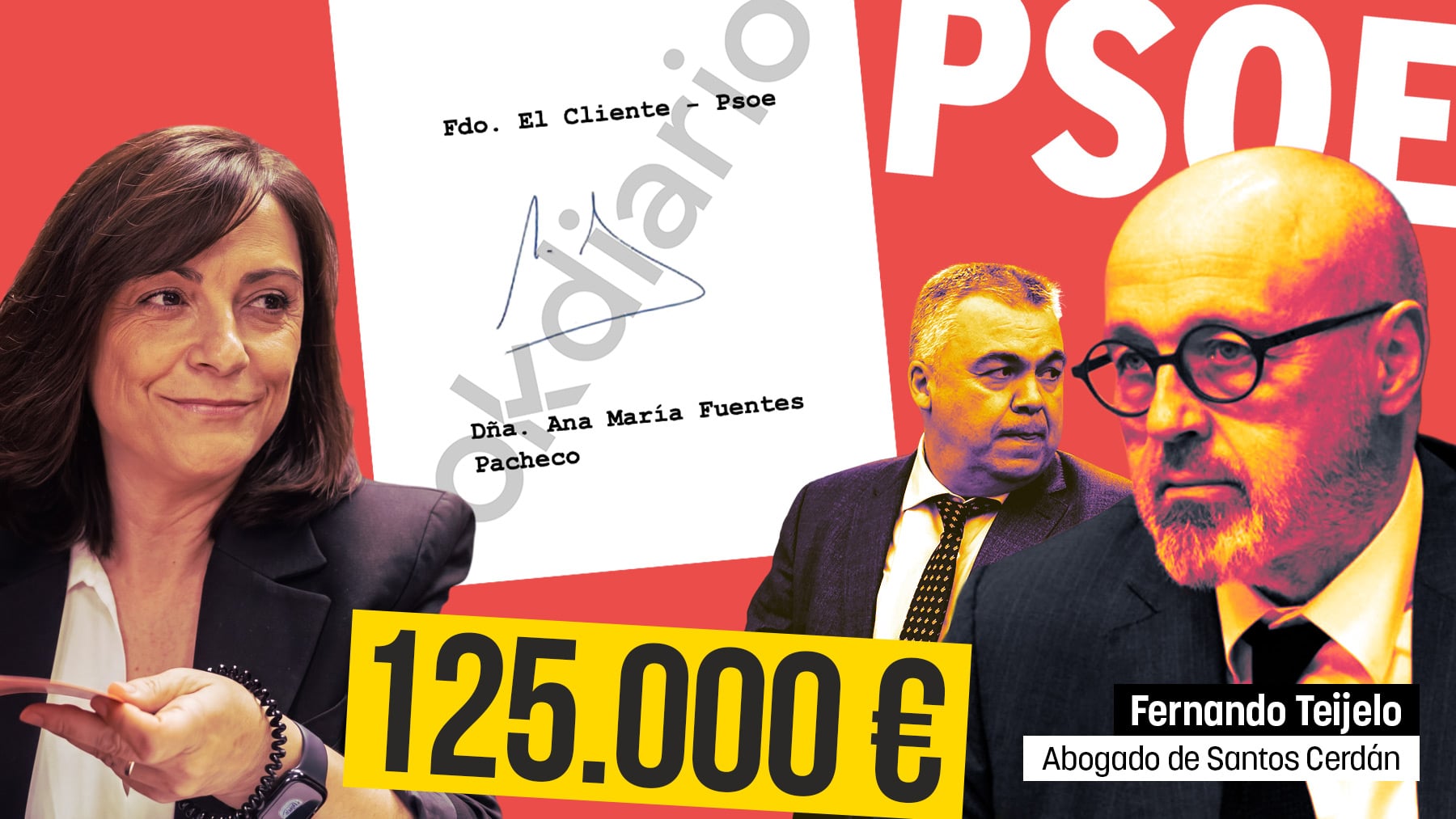 El PSOE contrató al abogado de Cerdán y de las cloacas por 125.000 euros con la firma de la gerente imputada
