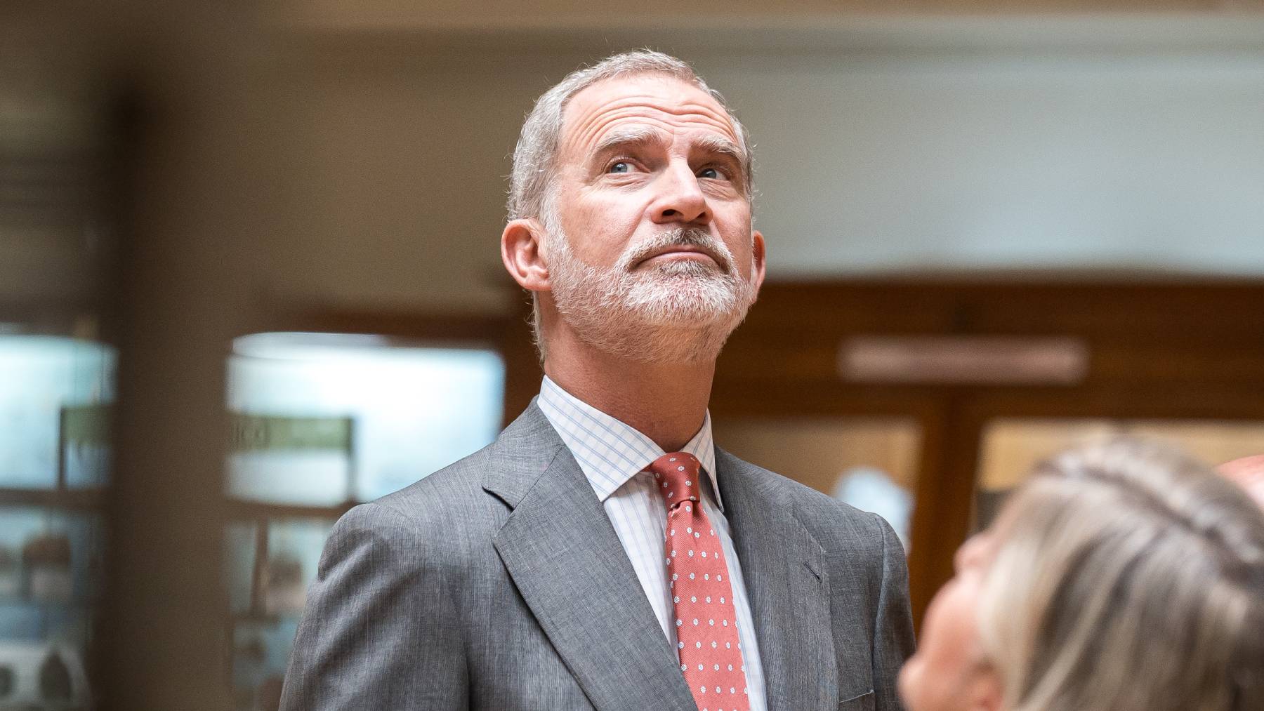 El Rey Felipe VI en el Instituto Geológico y Minero de España. (Foto: Europa Press)