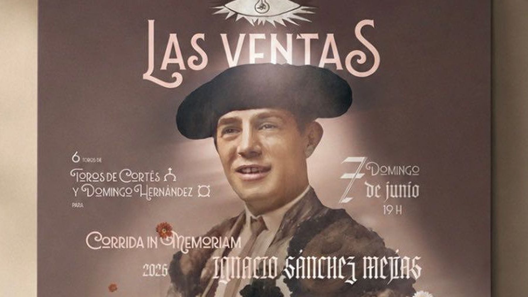 Detalle del cartel de la corrida In Memoriam, (Foto: RRSS)