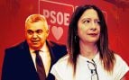 Santos Cerdán y Leire Díez.
