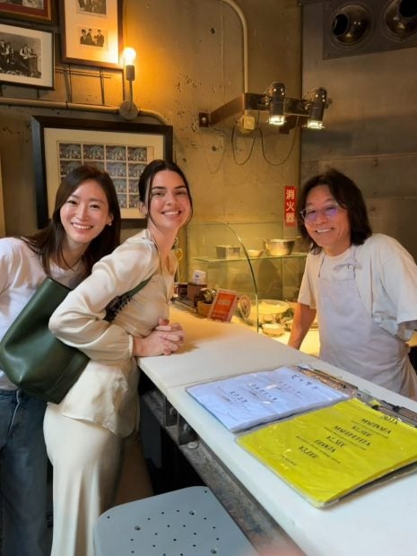 Serinkan, Tokio, restaurante, pizza, Kendall Jenner, Jap&oacute;n