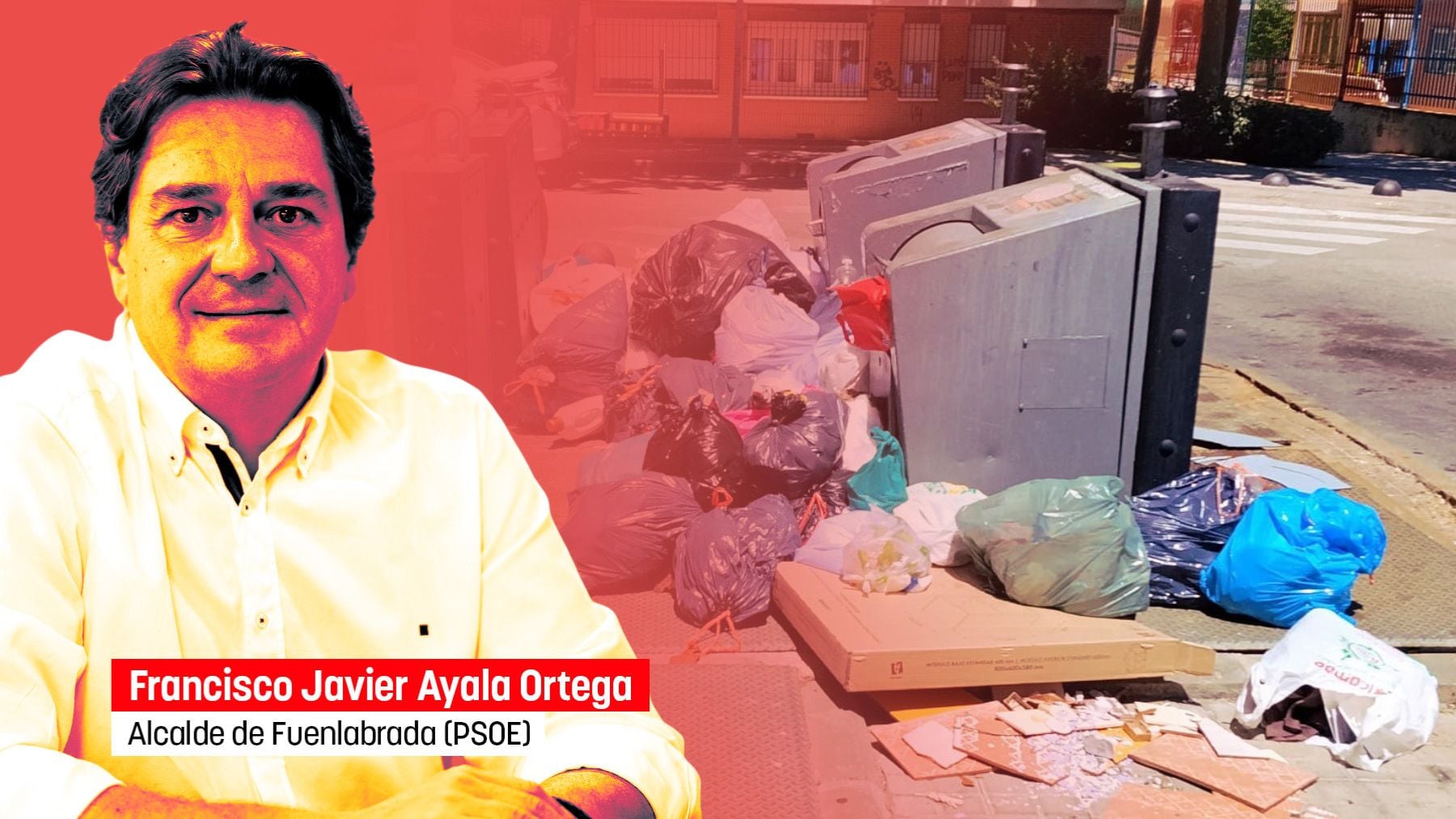 La basura toma las calles de la Fuenlabrada socialista: 10 de los 13 camiones de recogida están averiados