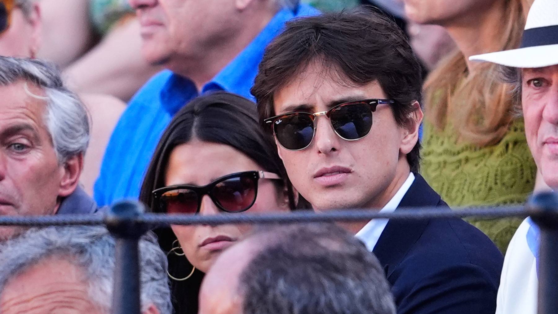 Tana Rivera y Andrés Roca Rey en La Maestranza de Sevilla. (Foto: Europa Press)