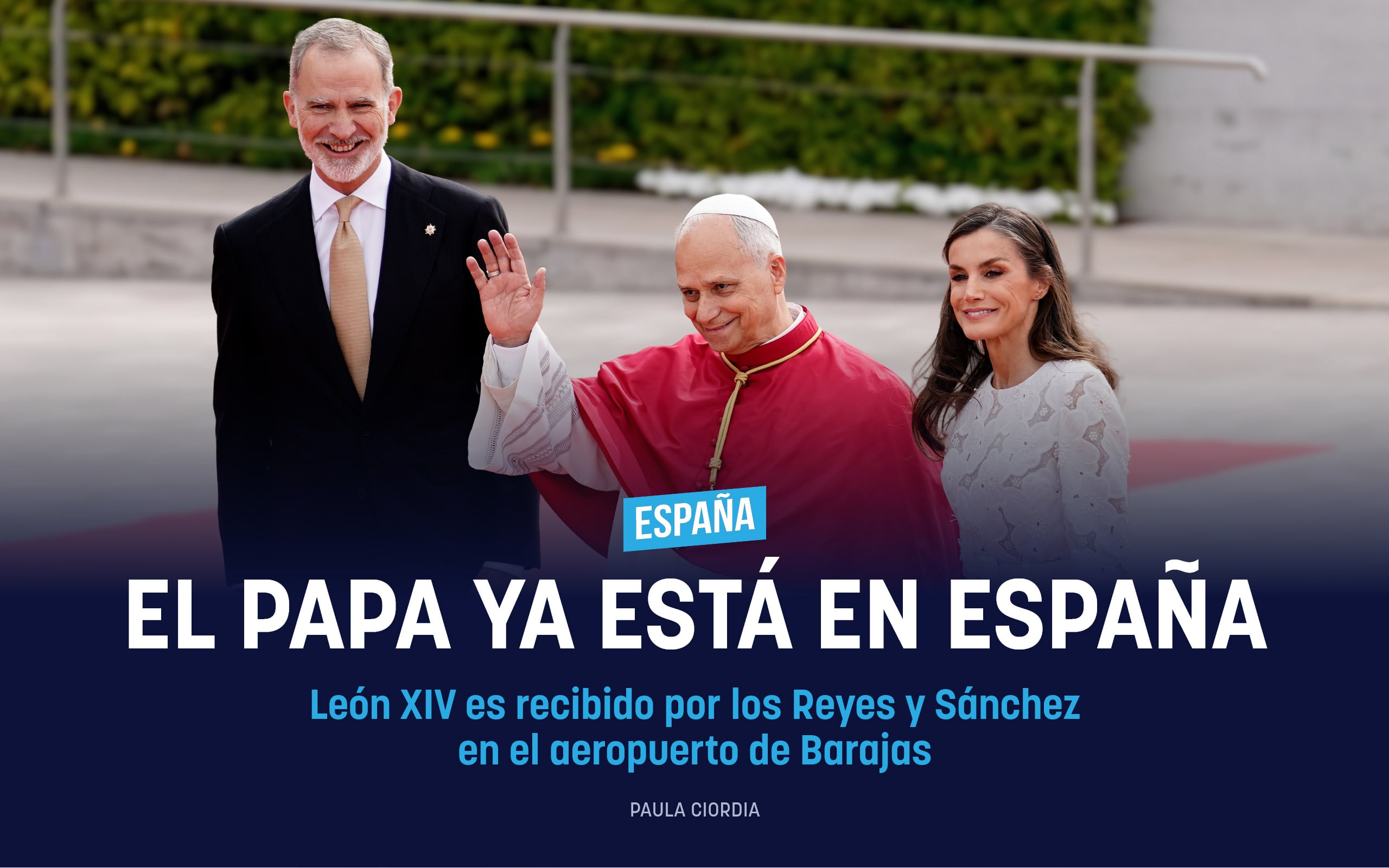 El Papa León XIV ya está en España: así ha sido el recibimiento de los Reyes en el aeropuerto de Barajas