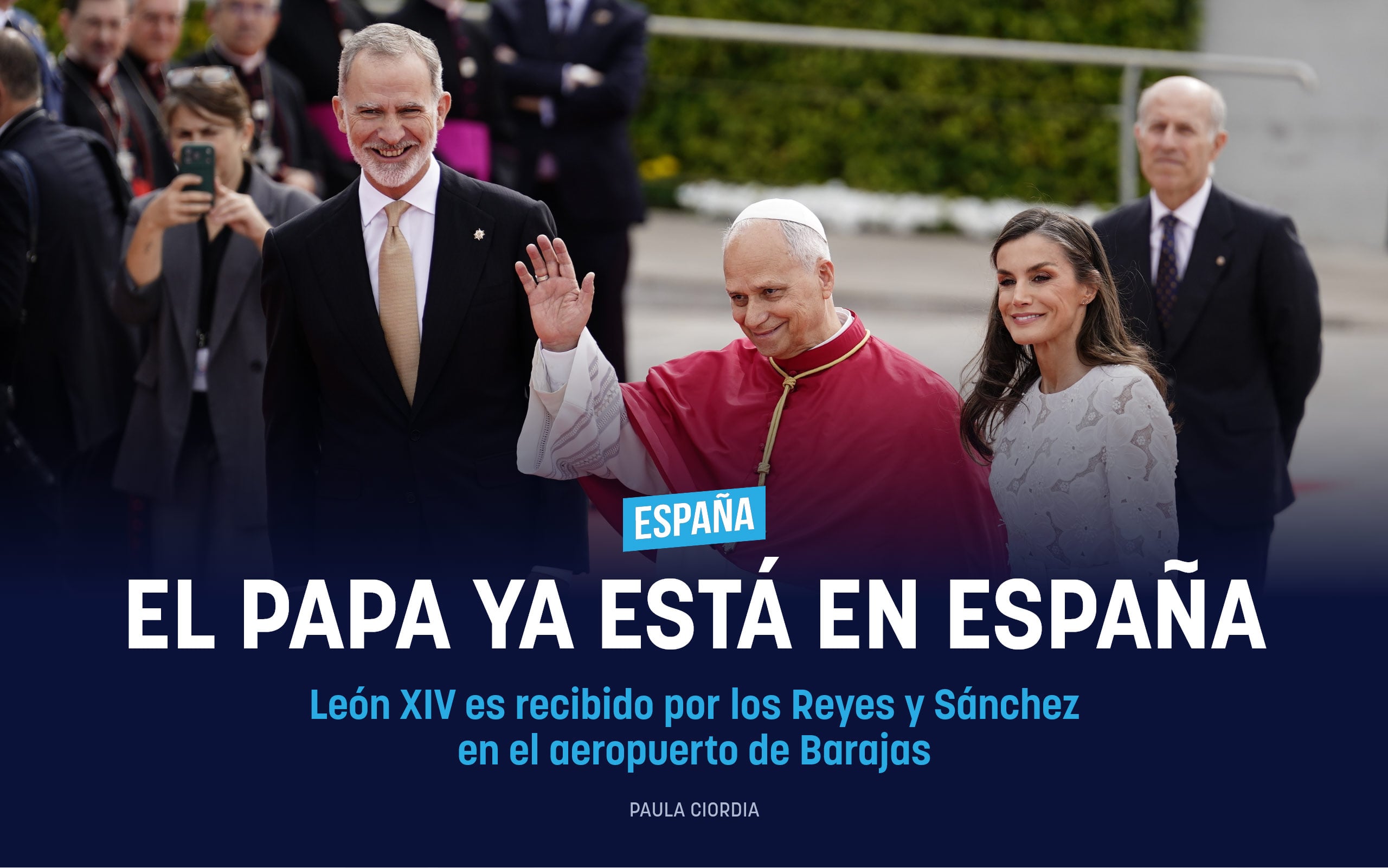 El Papa León XIV ya está en España: así ha sido el recibimiento de los Reyes en el aeropuerto de Barajas
