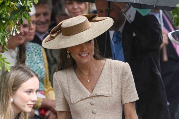 Kate Middleton en la boda de Peter Phillips