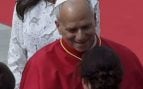 TVE evita mostrar el momento en el que el Papa saluda a Ayuso