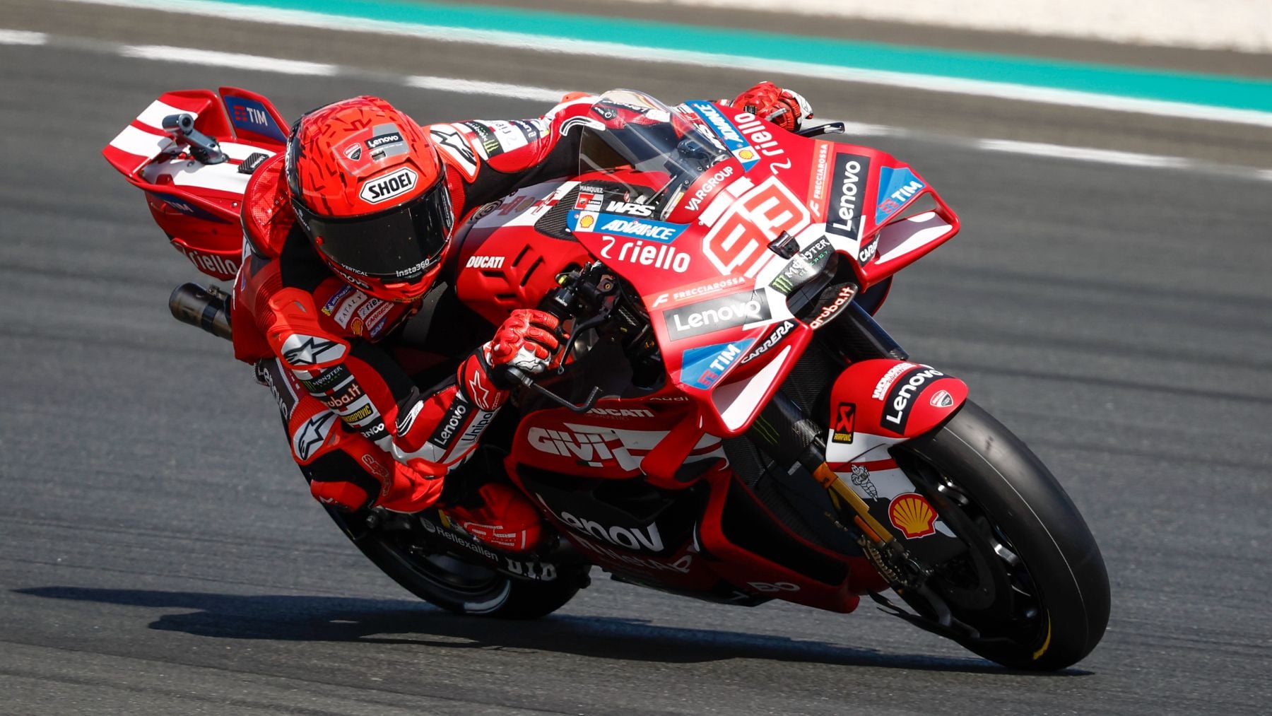 Marc Márquez pasa el rodillo en la sprint de Hungría