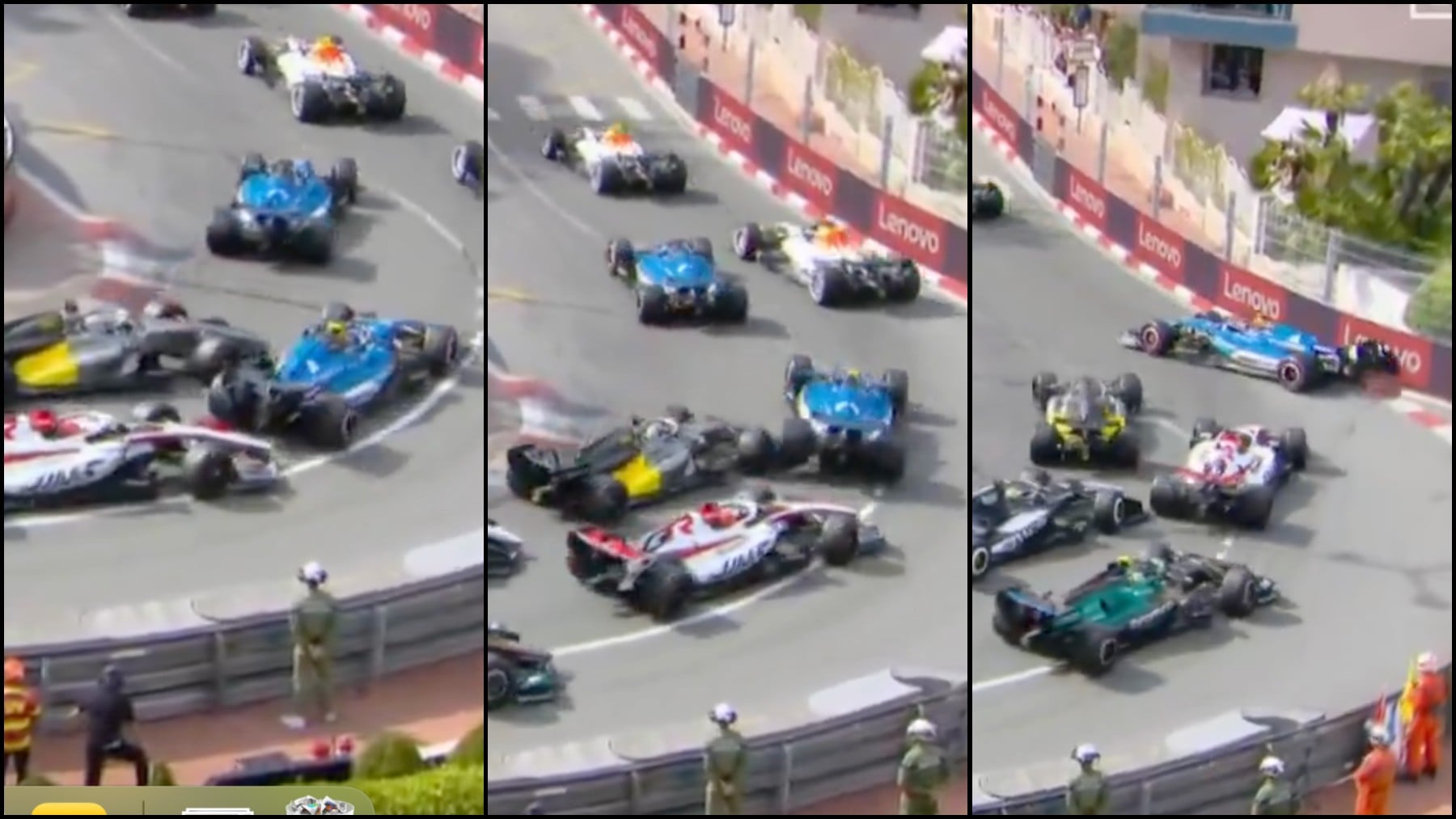La mala suerte de Carlos Sainz en Mónaco: Hulkenberg y Borto