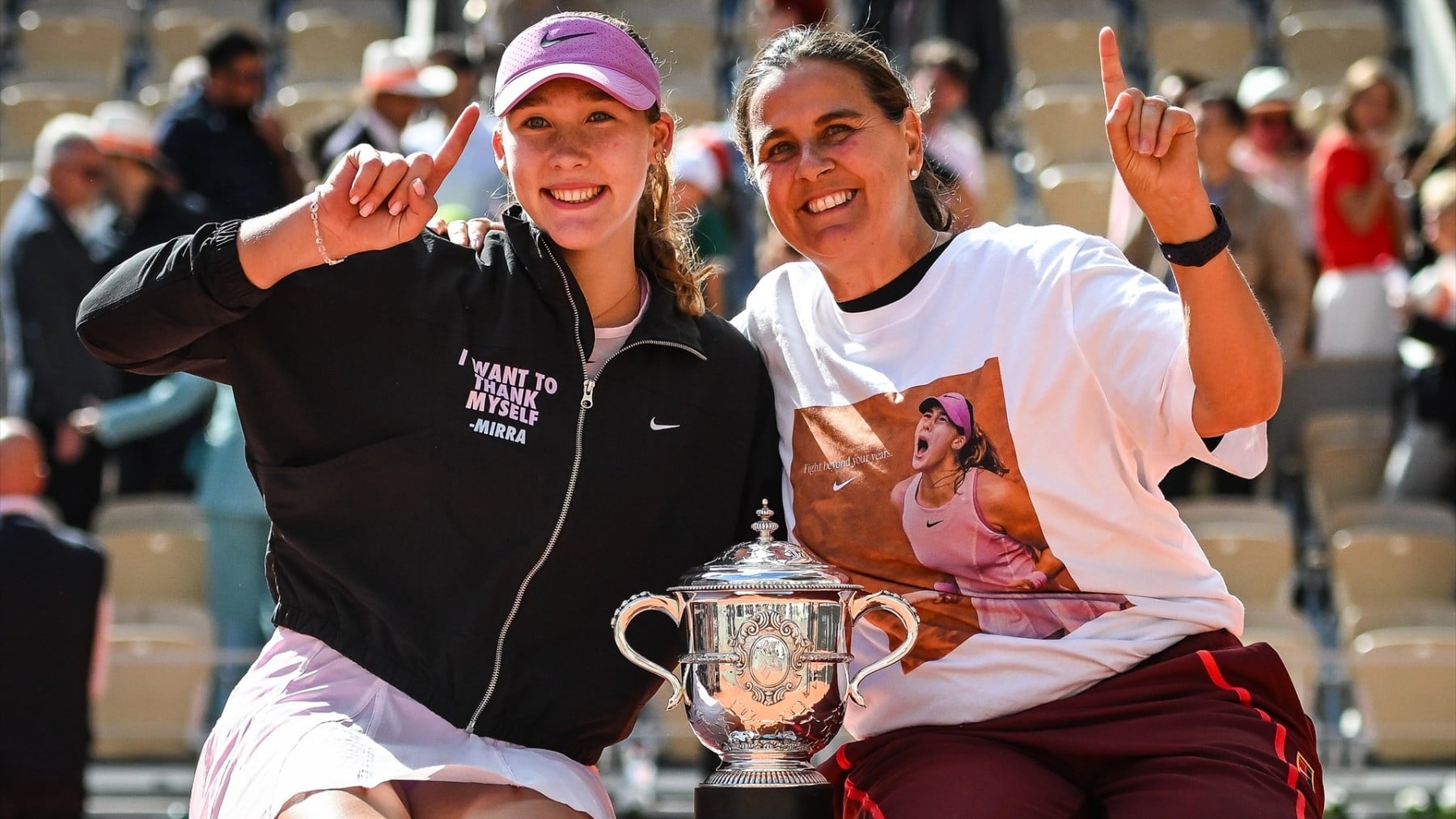 Andreeva, la precoz campeona moldeada por Conchita Martínez: