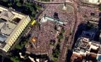 Vídeo con las espectaculares imágenes aéreas de la multitudinaria misa del Papa en Madrid