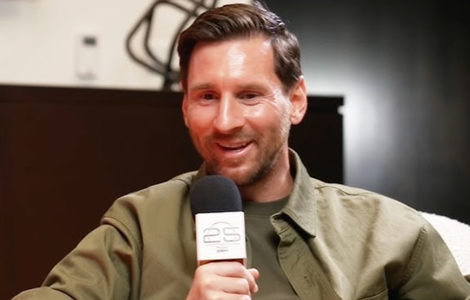 Messi en una entrevista. (Foto: YouTube)