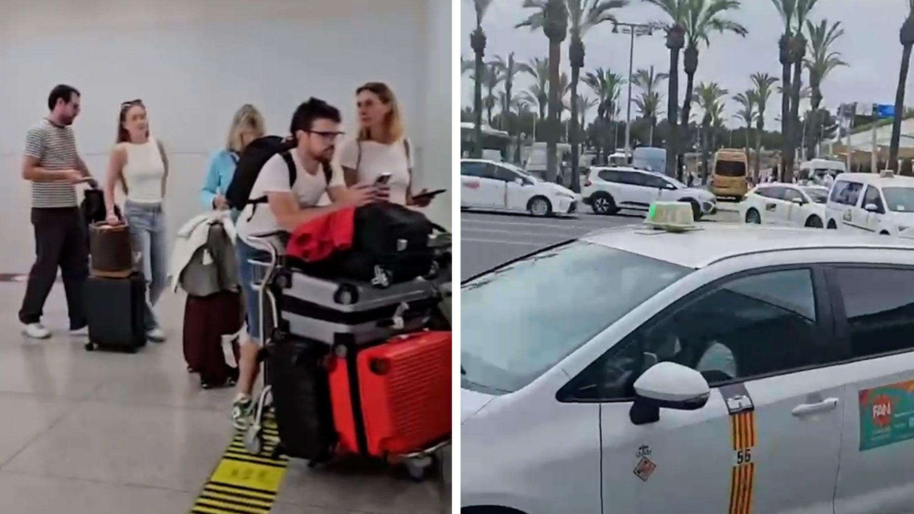 Colapso y caos en el aeropuerto de Palma: colas interminable
