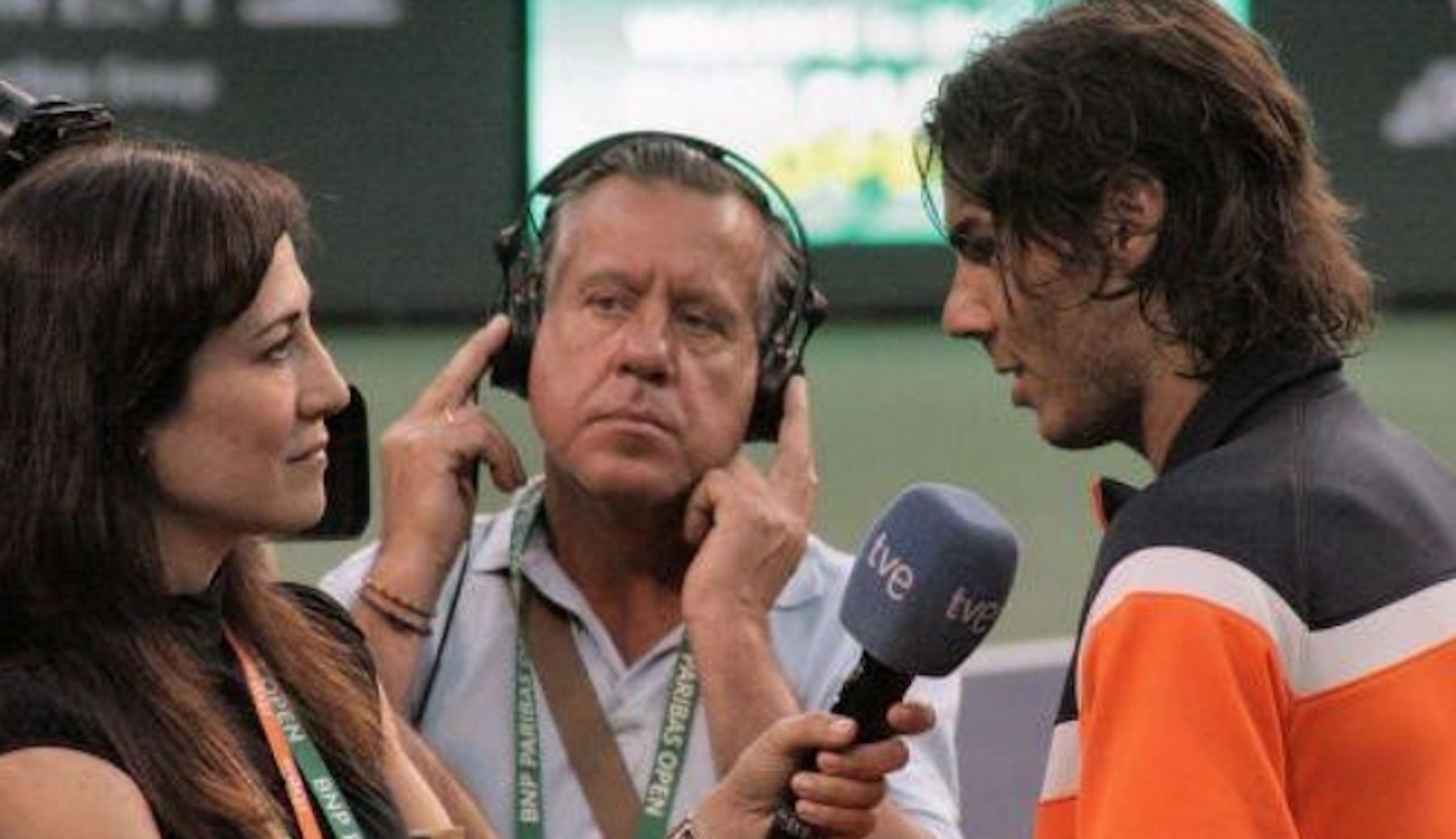 Rafa Nadal durante una entrevista. (Foto: TVE)