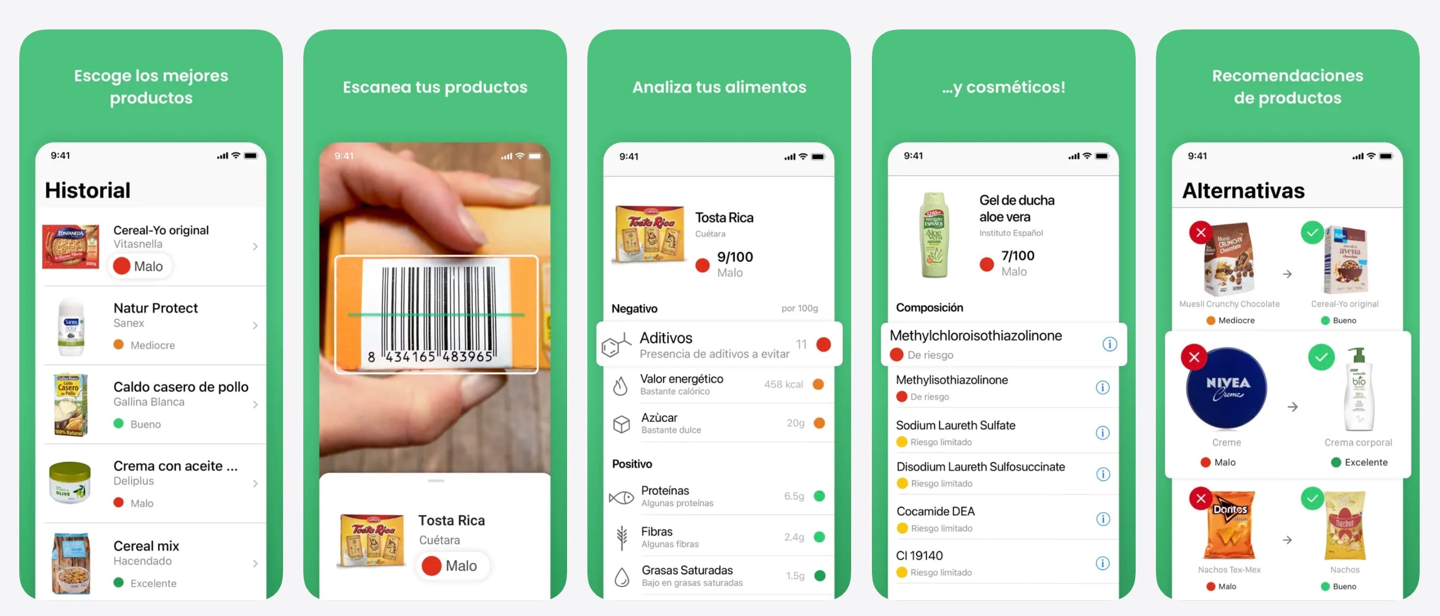 app saber alimento sano