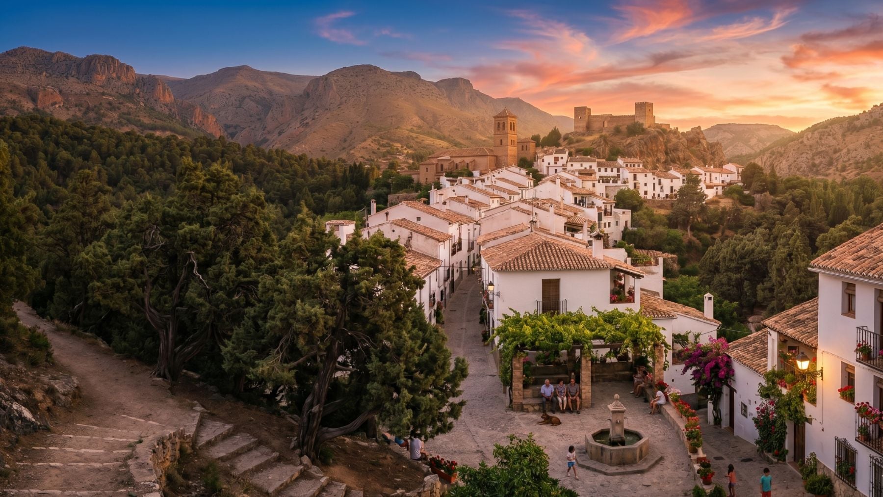 El pueblo español de origen árabe rodeado de sabinas centena
