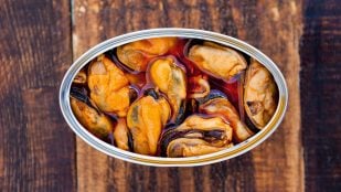Las latas de mejillones