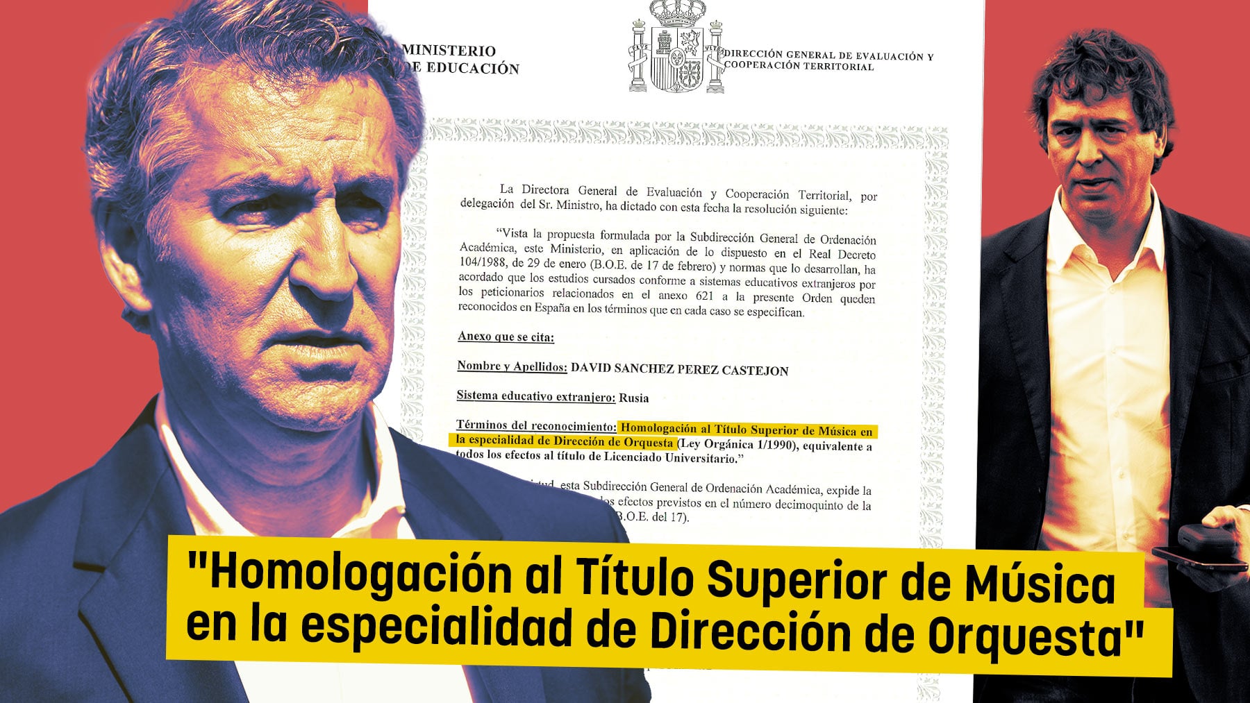 El PP reclama al Gobierno el expediente de la homologación ‘