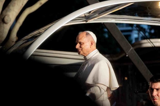 El Papa León XIV por las calles de Madrid. (Foto: Europa Press)