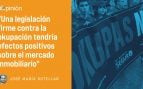 La urgencia de una ley antiokupación
