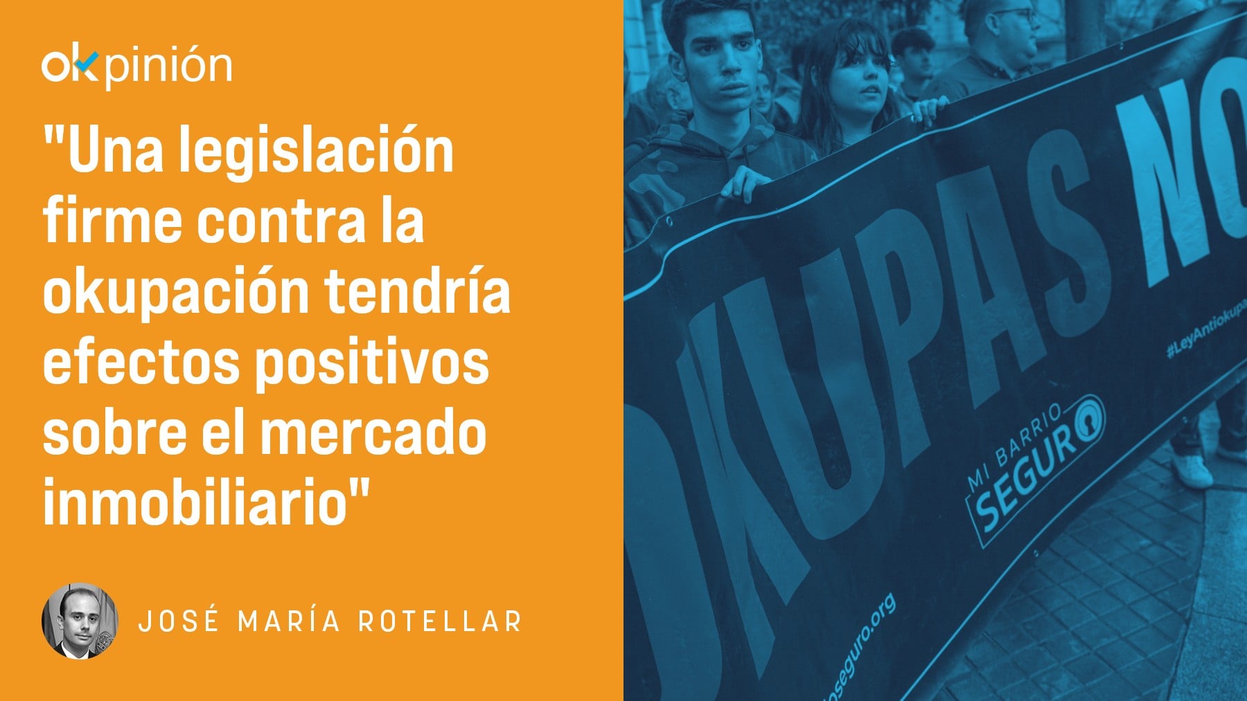 La urgencia de una ley antiokupación