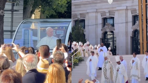 Victoria Federica comparte im&aacute;genes de la misa del Papa Le&oacute;n en Cibeles. (Fotos: Redes Sociales)