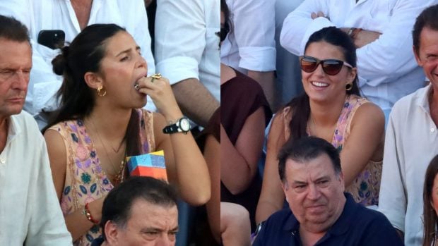 Tana Rivera en Sanlúcar. (Fotos: Europa Press)
