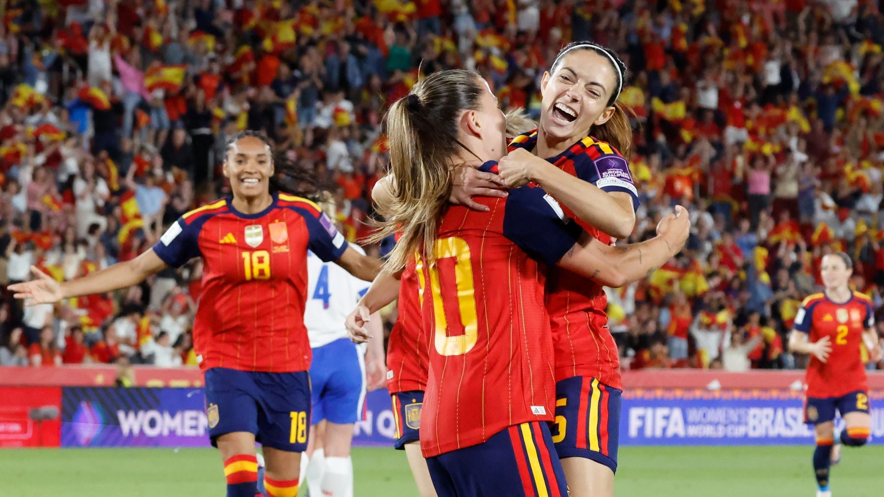 Alineación de España contra Islandia en la fase de