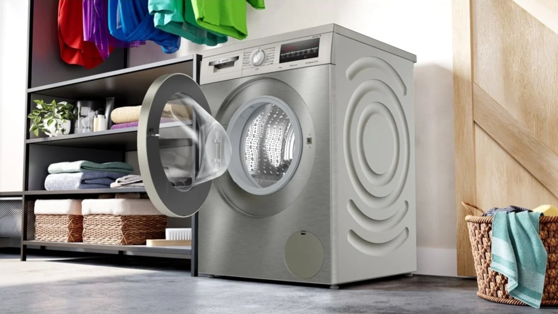 La lavadora con eficiencia A que ahorra agua sola: BOSCH la 