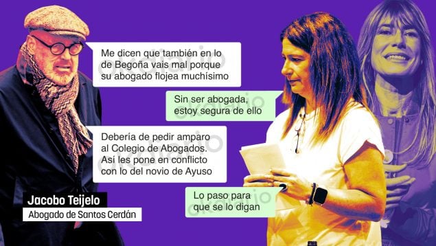 Las cloacas del PSOE contactaron con la defensa de Begoña Gómez para ayudarla porque su abogado «flojeaba mucho»