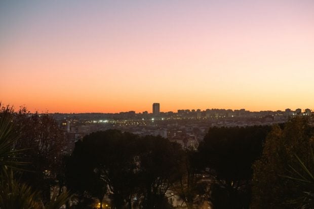 atardecer Madrid
