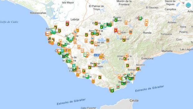 precio gasolina 11 junio Andaluc&iacute;a