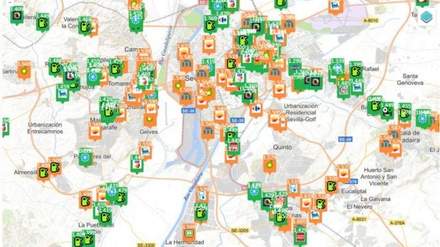 precio gasolina 14 junio Andaluc&iacute;a
