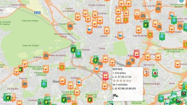 precio gasolina 15 junio Madrid