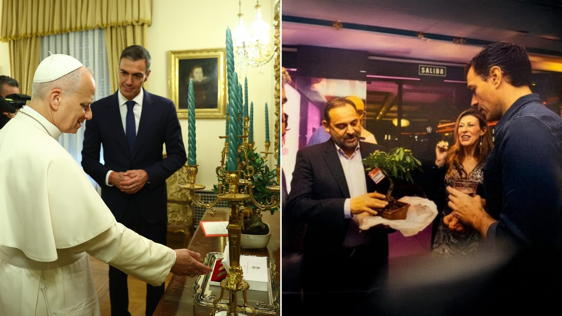 Sánchez regala al Papa León XIV un bonsái como hizo con Ábal