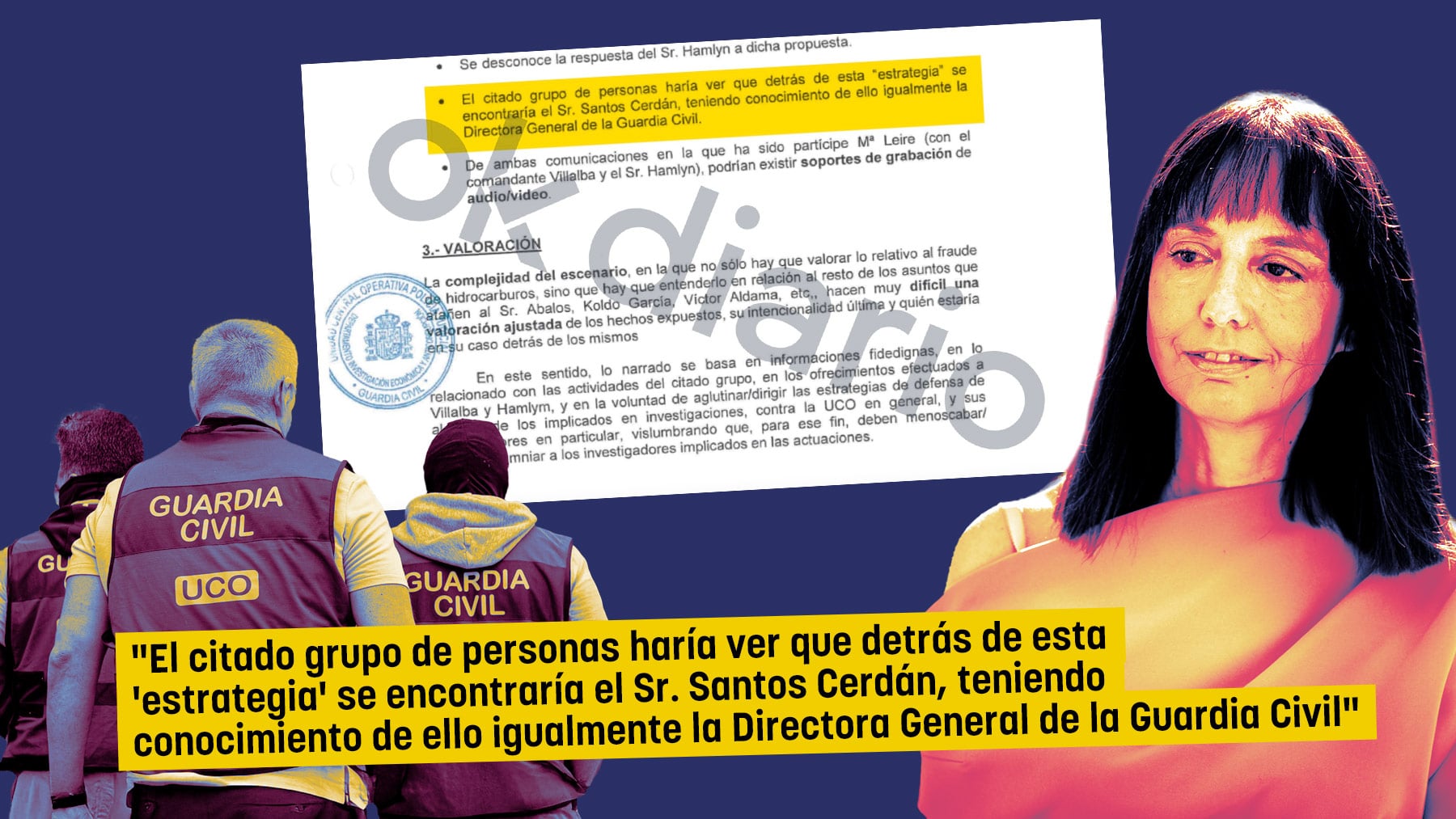 La Inteligencia de la Guardia Civil revela que la directora 
