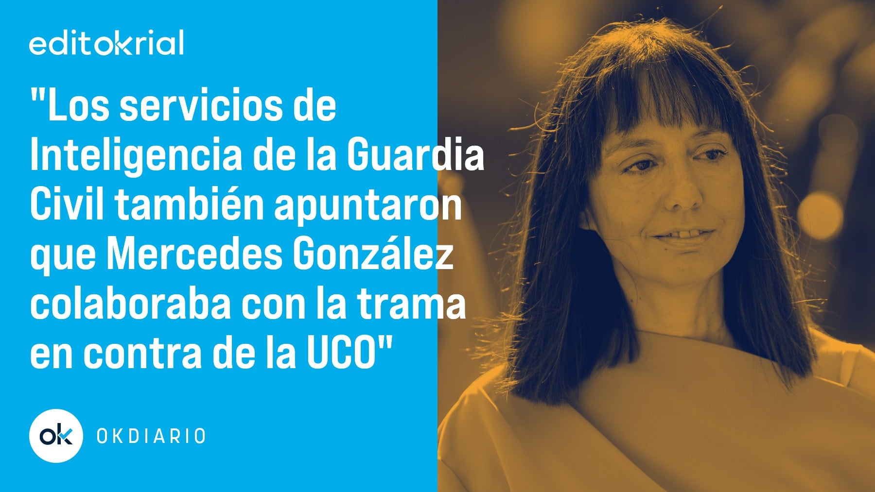 Mercedes González, directora general contra la Guardia Civil