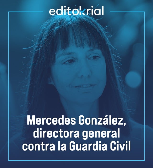 Mercedes González, directora general contra la Guardia Civil