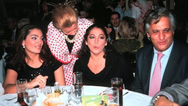 Raquel Bollo, Isabel Pantoja y Chiquetete. (Foto: Europa Press)