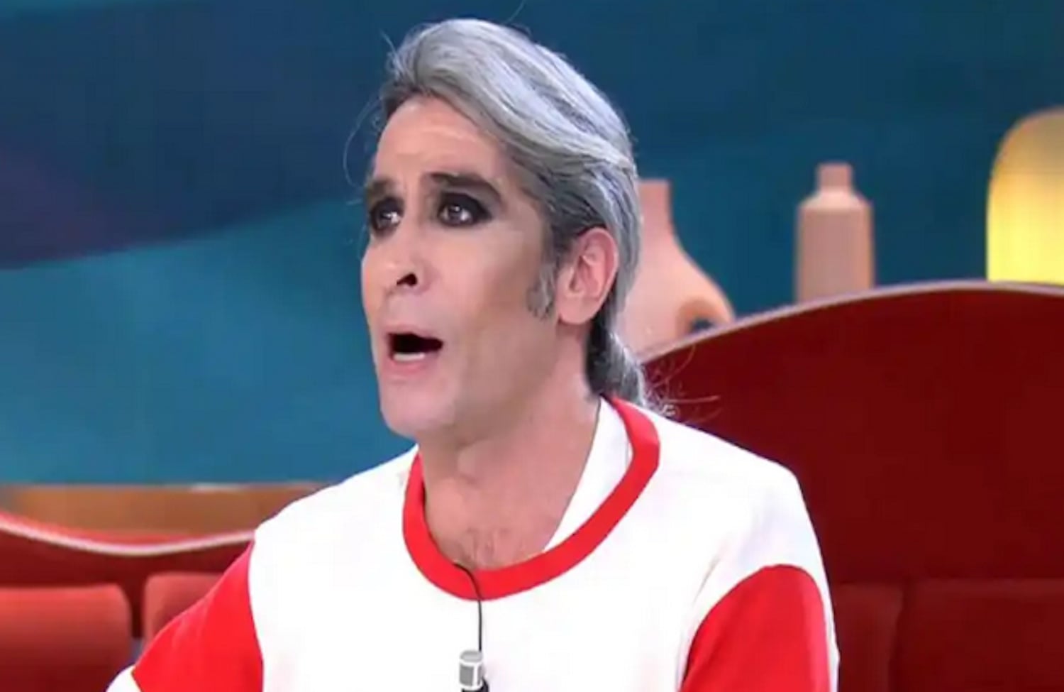 Mario Vaquerizo en televisión. (Foto: Telecinco)