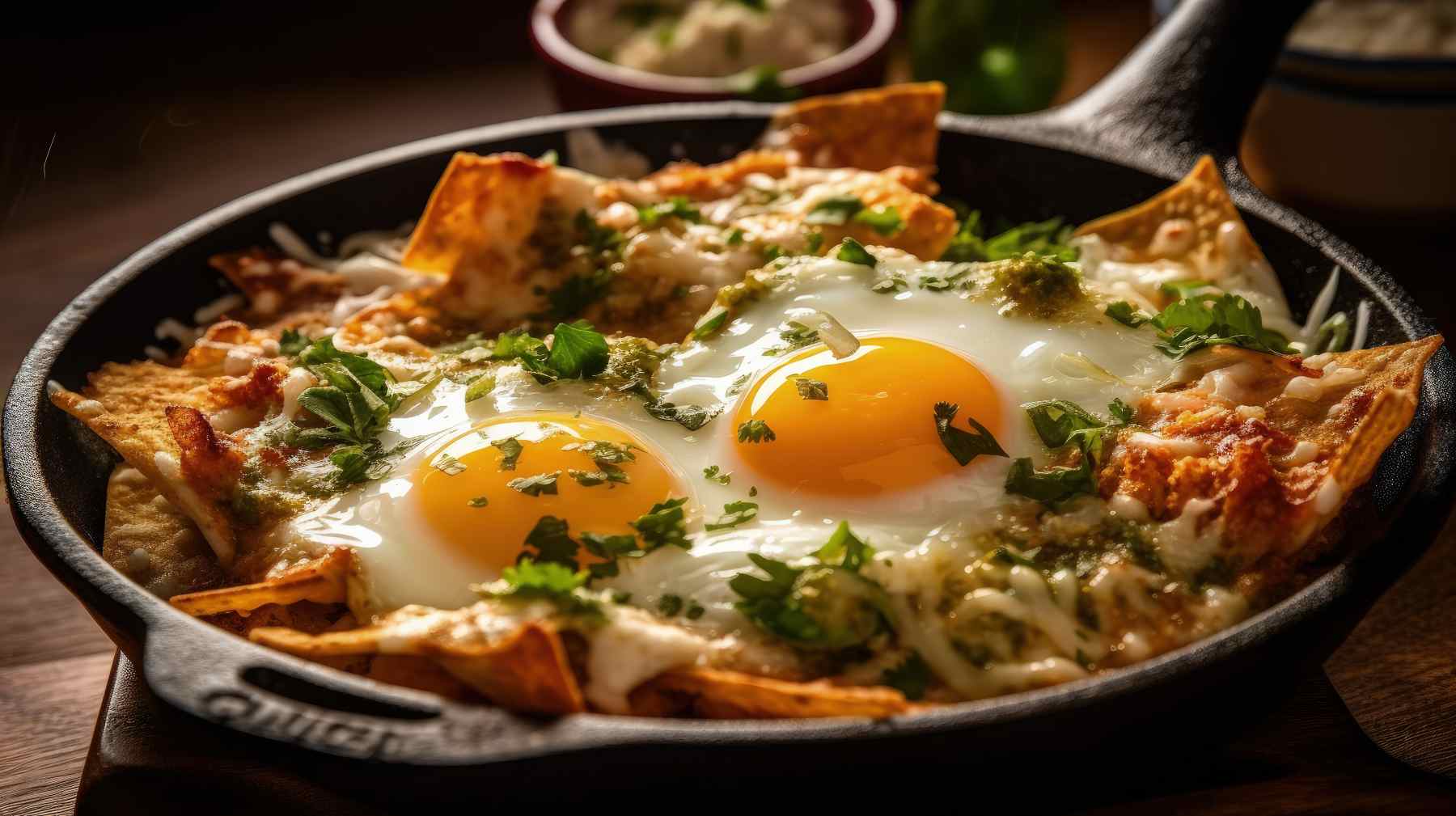 Receta de chilaquiles.