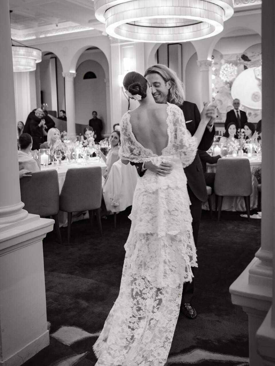 encaje vestido novia