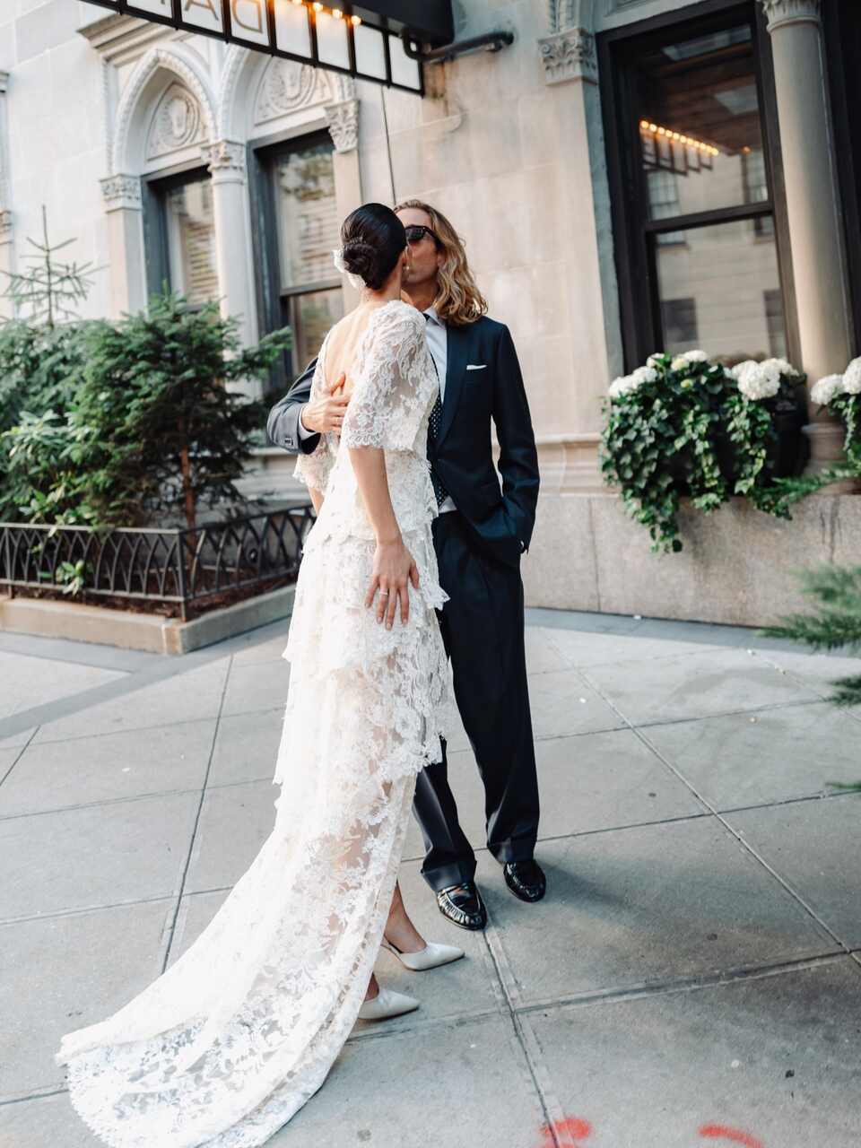 encaje vestido novia