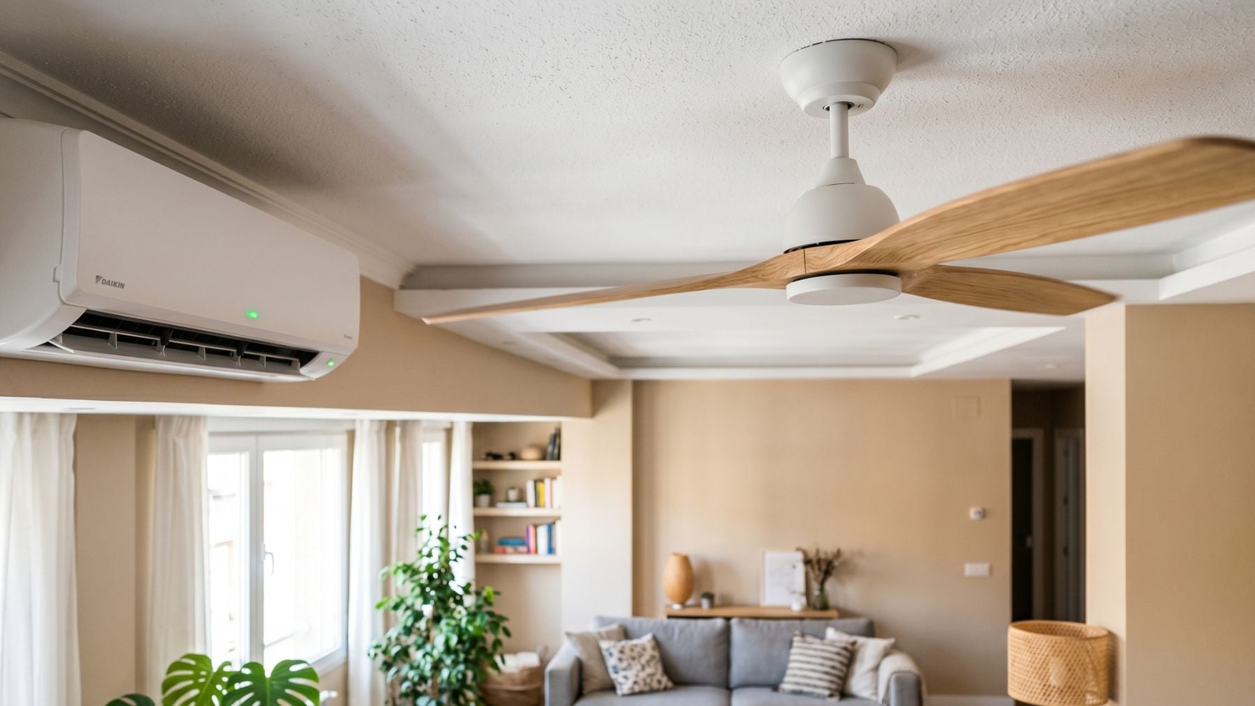 ¿Qué consume menos, un ventilador de techo o un aire acondic