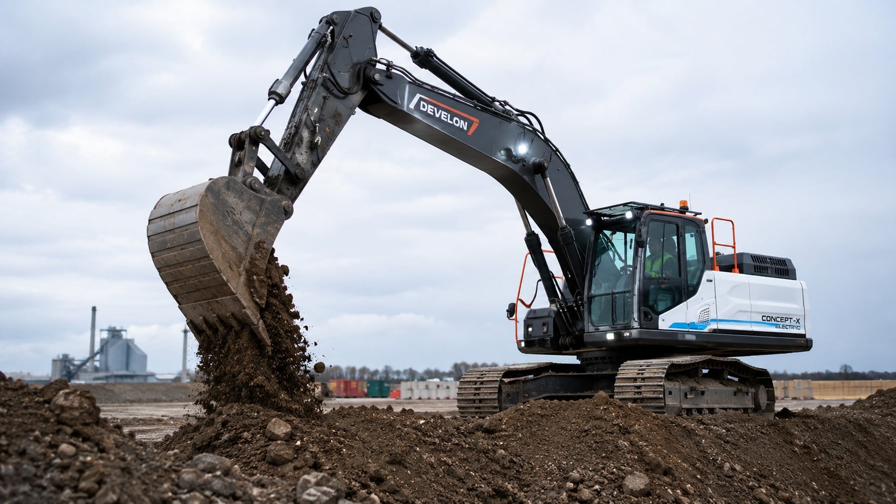 Recreación excavadora.